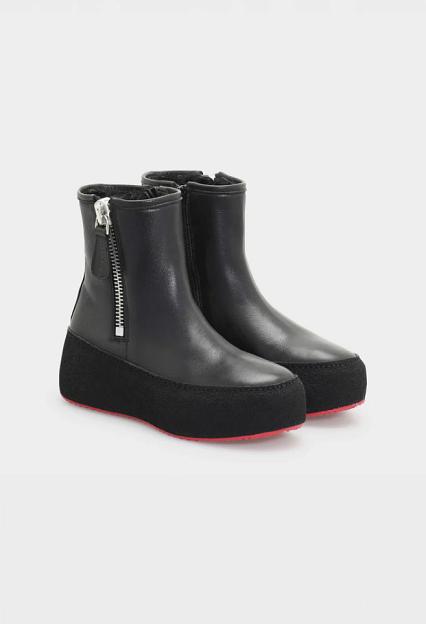 Nude of Scandinavia Winter VV Black, Red Sole