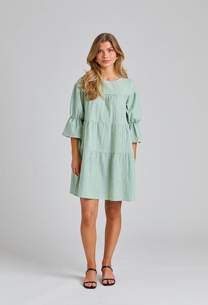 Once Untold Indiana Dress Green/White 