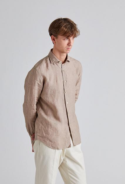 Onesto Linen Shirt Beige