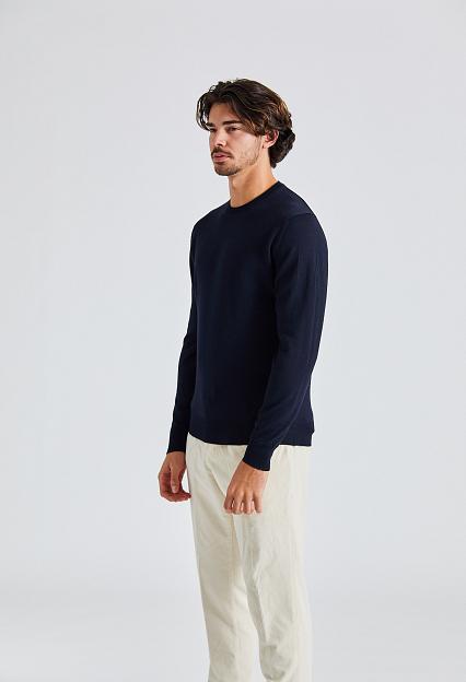 Merino Roundneck Navy