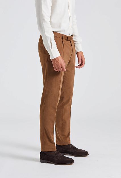 Onesto Parma Pant Brushed Cotton Golden Brown