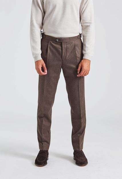 Onesto Prato Flanell Pant Brown