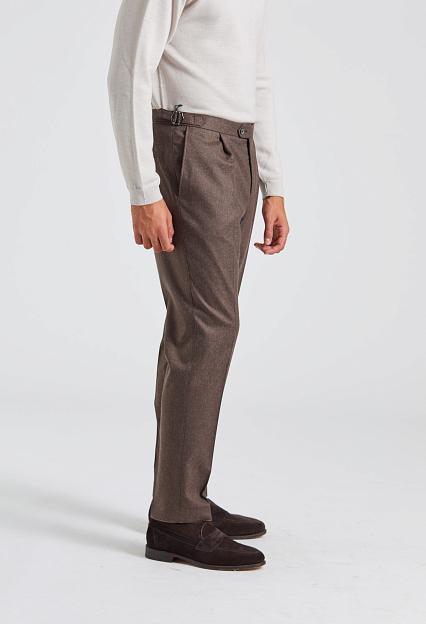 Onesto Prato Flanell Pant Brown