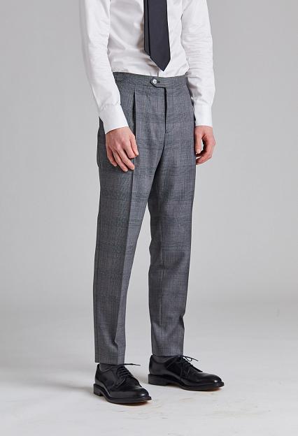 Onesto Prato Pant Tropical Glencheck Grey