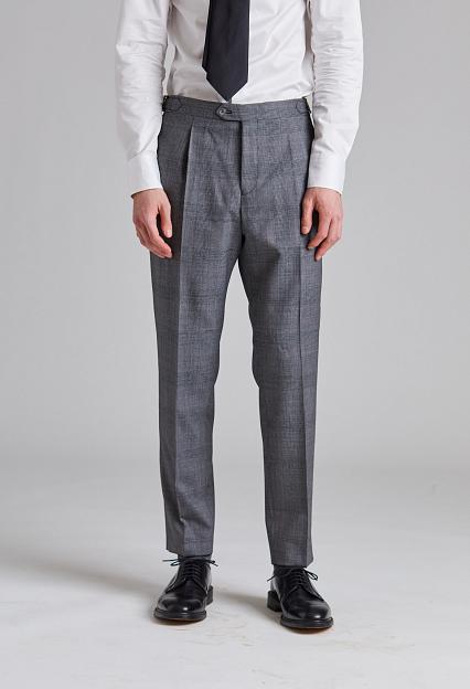 Onesto Prato Pant Tropical Glencheck Grey