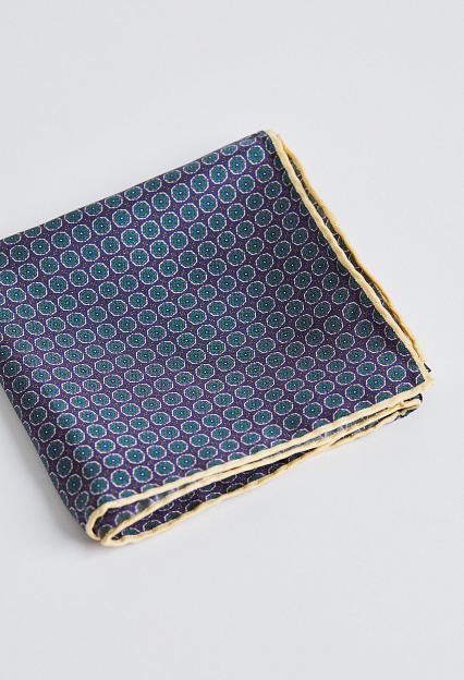 Onesto Silk Bandana Navy/Creme
