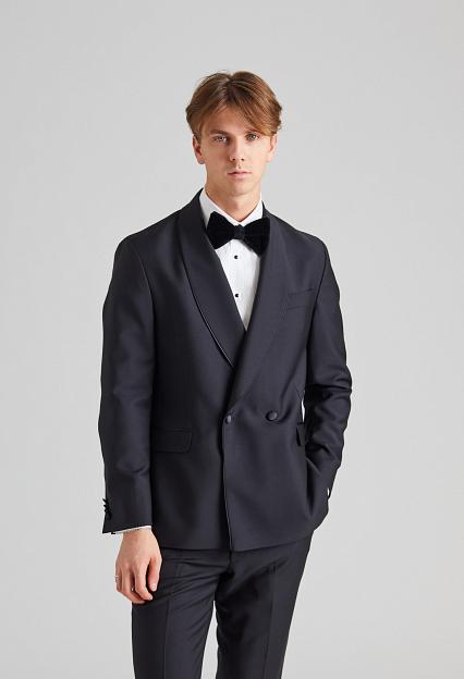 Oscar Jacobson Fattore Piping Blazer Black