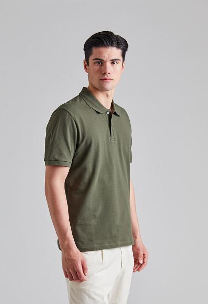 Oscar Jacobson Alex Polo Shirt Green Cervo