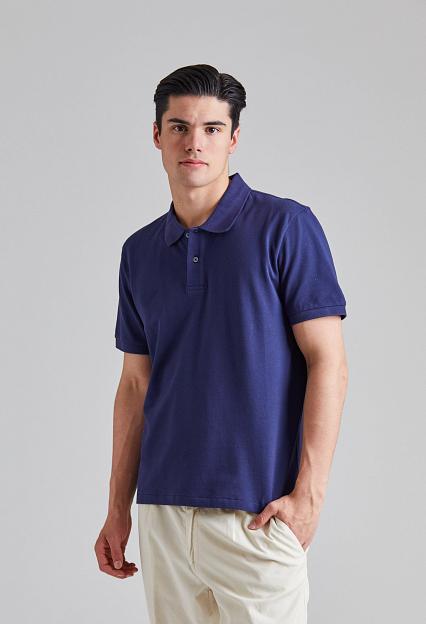 Oscar Jacobson Alex Polo Shirt Matty Blue