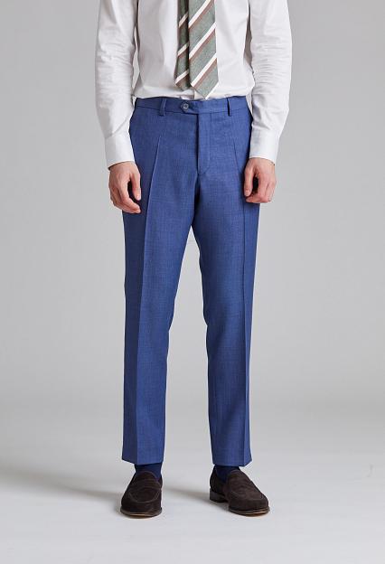 Oscar Jacobson Dandy Trousers Blueberry Blue