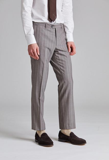 Oscar Jacobson Dandy Trousers Suede Brown