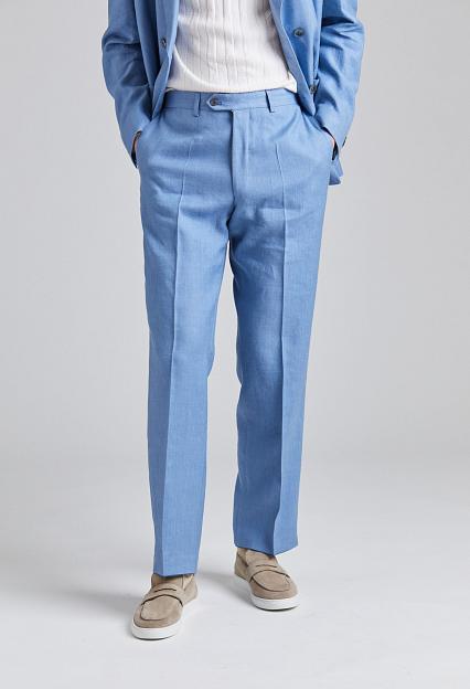 Oscar Jacobson Del Trousers Smog Blue