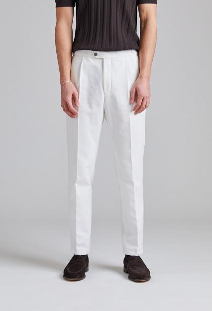 Oscar Jacobson Delon SA Evo Brushed Cotton Snow White