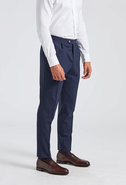 Oscar Jacobson Delon Side Adjuster Trousers Dew Blue