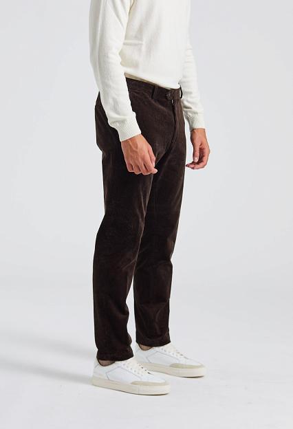 Oscar Jacobson Denz Trousers Dark Brown