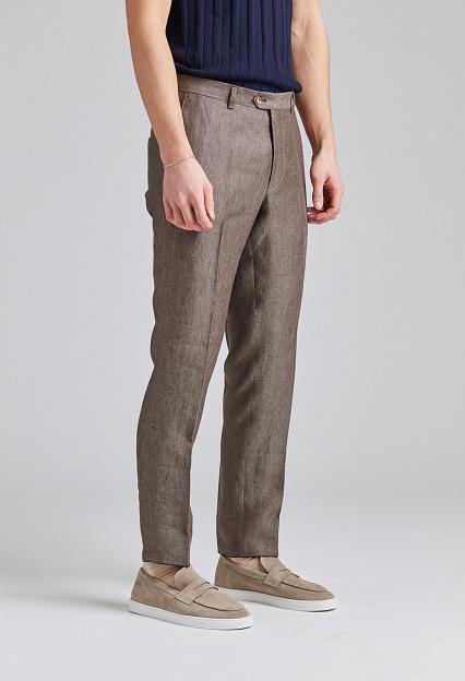 Oscar Jacobson Denz Trousers Dusk Brown