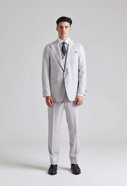 Oscar Jacobson Faldo Blazer Gravel Grey