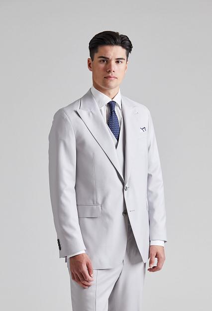 Oscar Jacobson Faldo Blazer Gravel Grey