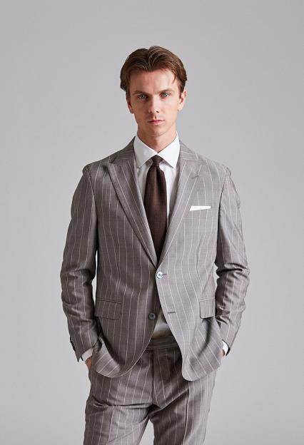 Oscar Jacobson Faron Blazer Suede Brown