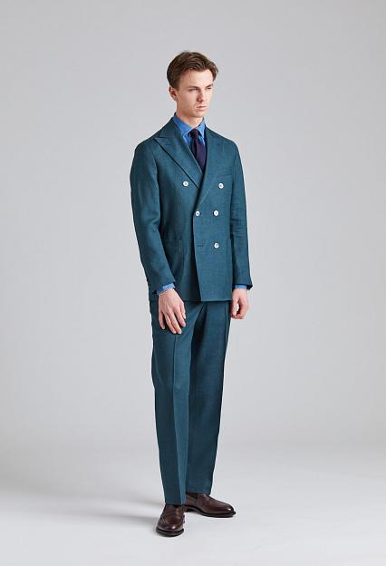 Oscar Jacobson Farris Del Suit Shell Green