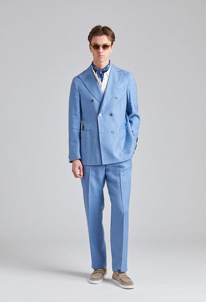 Oscar Jacobson Farris Del Suit Smog Blue