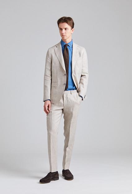 Oscar Jacobson Ferry Denz Suit Trench Beige