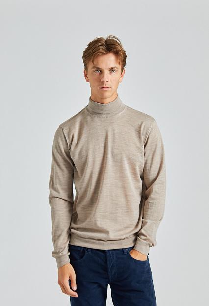 Oscar Jacobson Marcel Rollneck Baked Beige