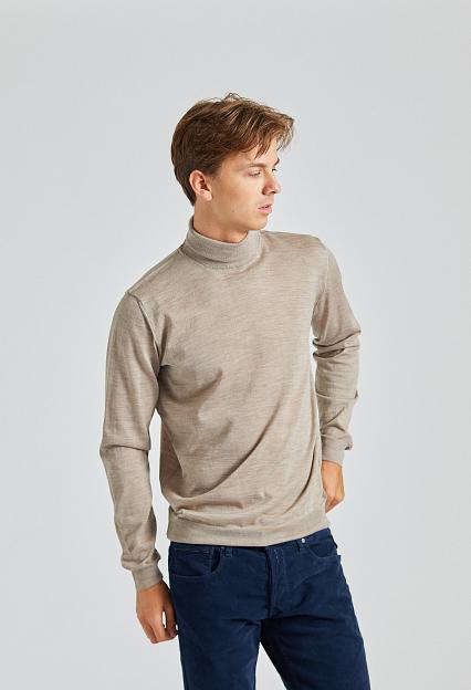 Oscar Jacobson Marcel Rollneck Baked Beige