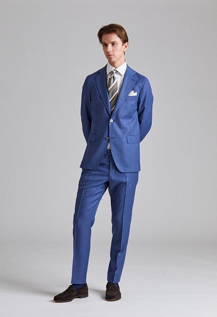 Oscar Jacobson Fogerty Dandy Suit Blueberry Blue