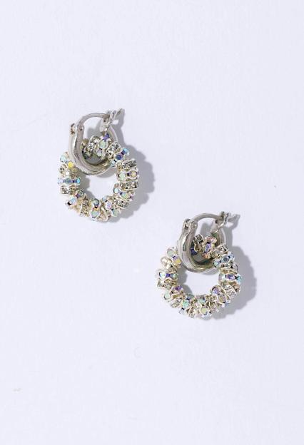 Pearl Octopuss.Y Tiny Creoles Silver