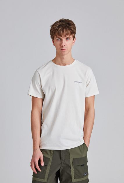 Patagonia Fitz Roy Icon Responsibili-Tee Birch White