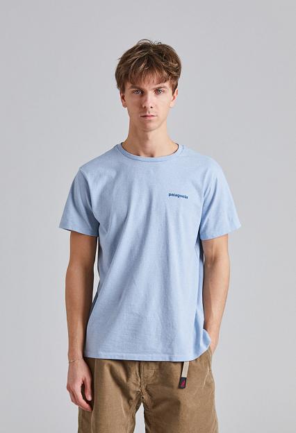 Patagonia Fitz Roy Icon Responsibili-Tee Fleck Blue