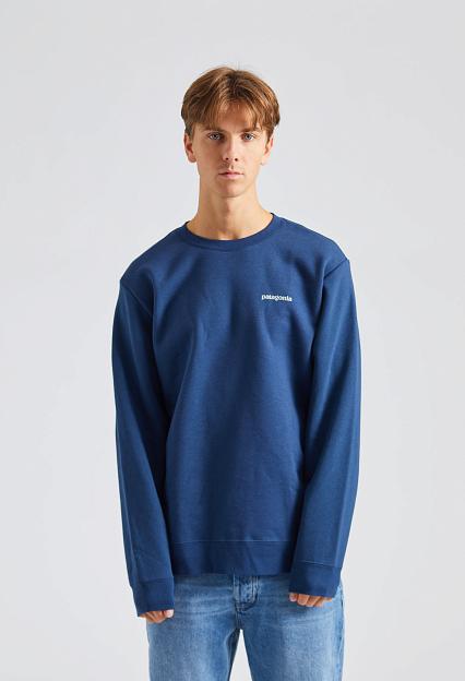 Patagonia Fitz Roy Icon Uprisal Crew Sweatshirt Lagom Blue