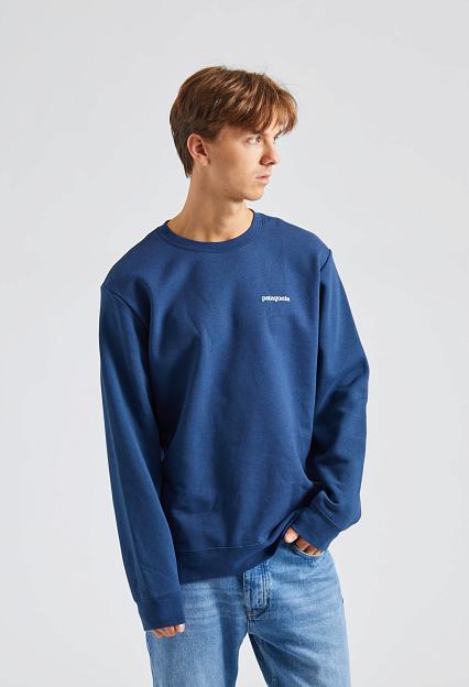 Patagonia Fitz Roy Icon Uprisal Crew Sweatshirt Lagom Blue