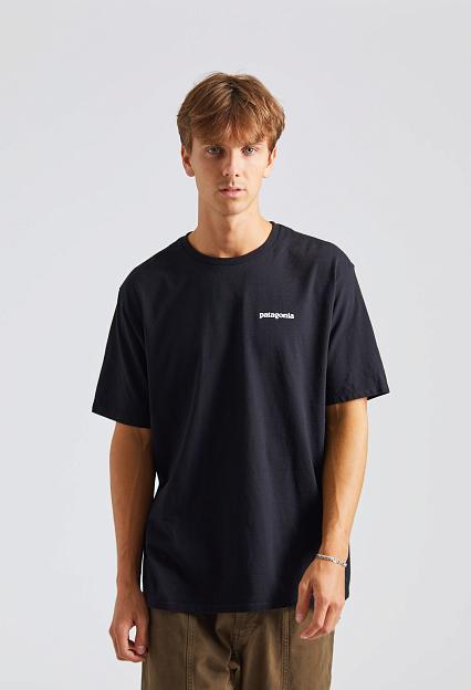 Patagonia P-6 Logo Responsibili-Tee Black 