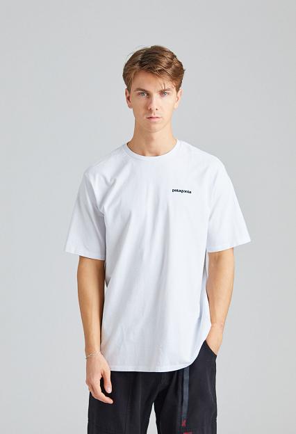 Patagonia P-6 Logo Responsibili-Tee White