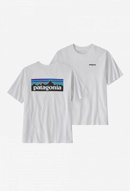 Patagonia P-6 Logo Responsibili-Tee White