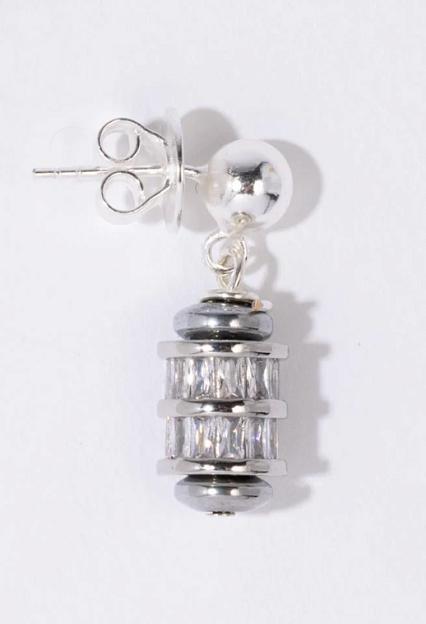 PEARL OCTOPUSS.Y Tiny Gemini Earrings Silver