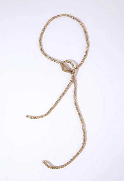 PEARL OCTOPUSS.Y Golden Skinny Serpent Chain