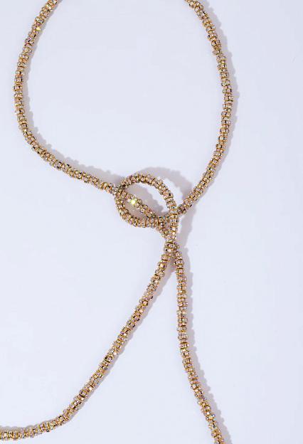 PEARL OCTOPUSS.Y Golden Skinny Serpent Chain