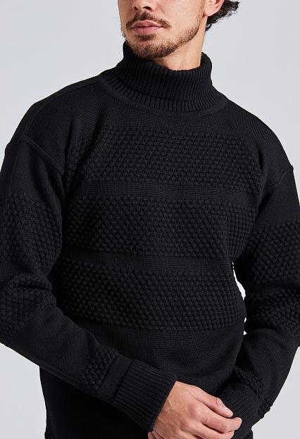 Fisherman Sweater Black Void