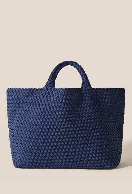 Naghedi St Barths Large Tote Ink Blue