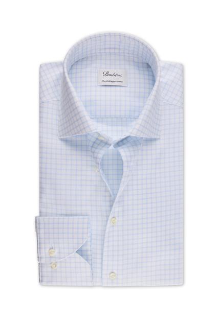 Stenströms Slimline Light Blue Check