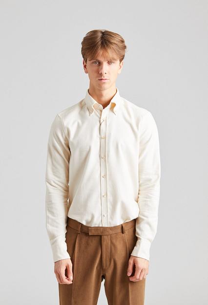 Stenströms Slimline Flannel Offwhite