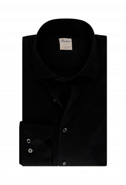 Stenströms Slimline Jersey Shirt Black