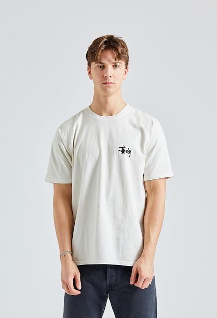 Basic Stussy Pig. Dyed Tee Natural