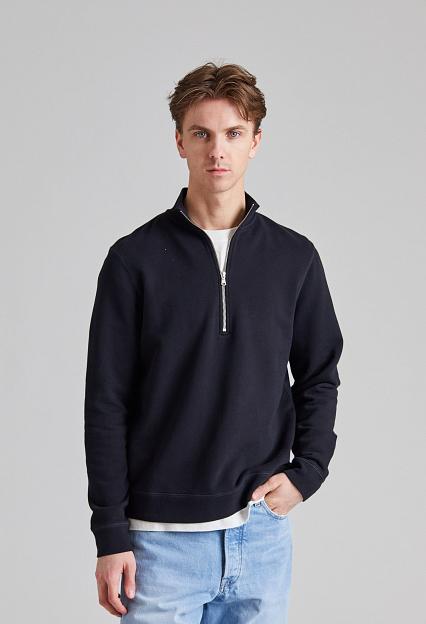 SUNSPEL Half Zip Sweatshirt Black