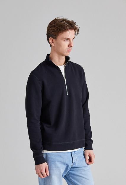 SUNSPEL Half Zip Sweatshirt Black