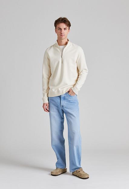SUNSPEL Half Zip Sweatshirt Undyed
