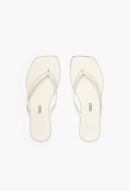 TKEES Lily Square Toe Cream